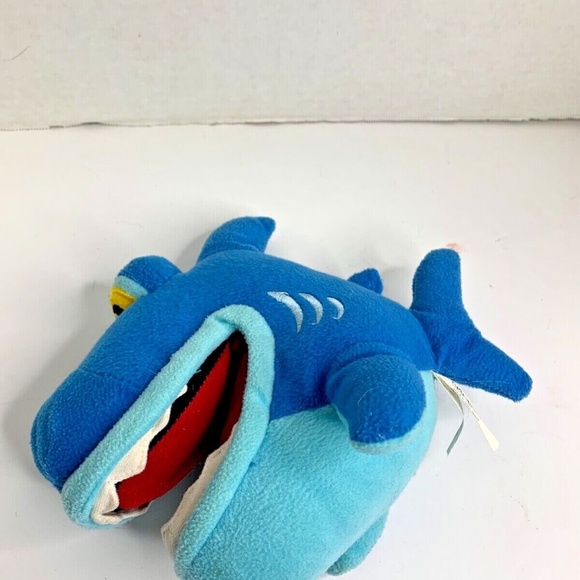 Nanco Plush stuffed Animal Toy Shark 11.5 in length Blue - Picture 4 of 5
